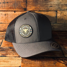 Load image into Gallery viewer, Hat - Solus Christus Seal - UV Patch Hat - The Reformed Sage - #reformed# - #reformed_gifts# - #christian_gifts#
