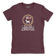 Load image into Gallery viewer, - Solus Christus - Womens Tee - The Reformed Sage - #reformed# - #reformed_gifts# - #christian_gifts#
