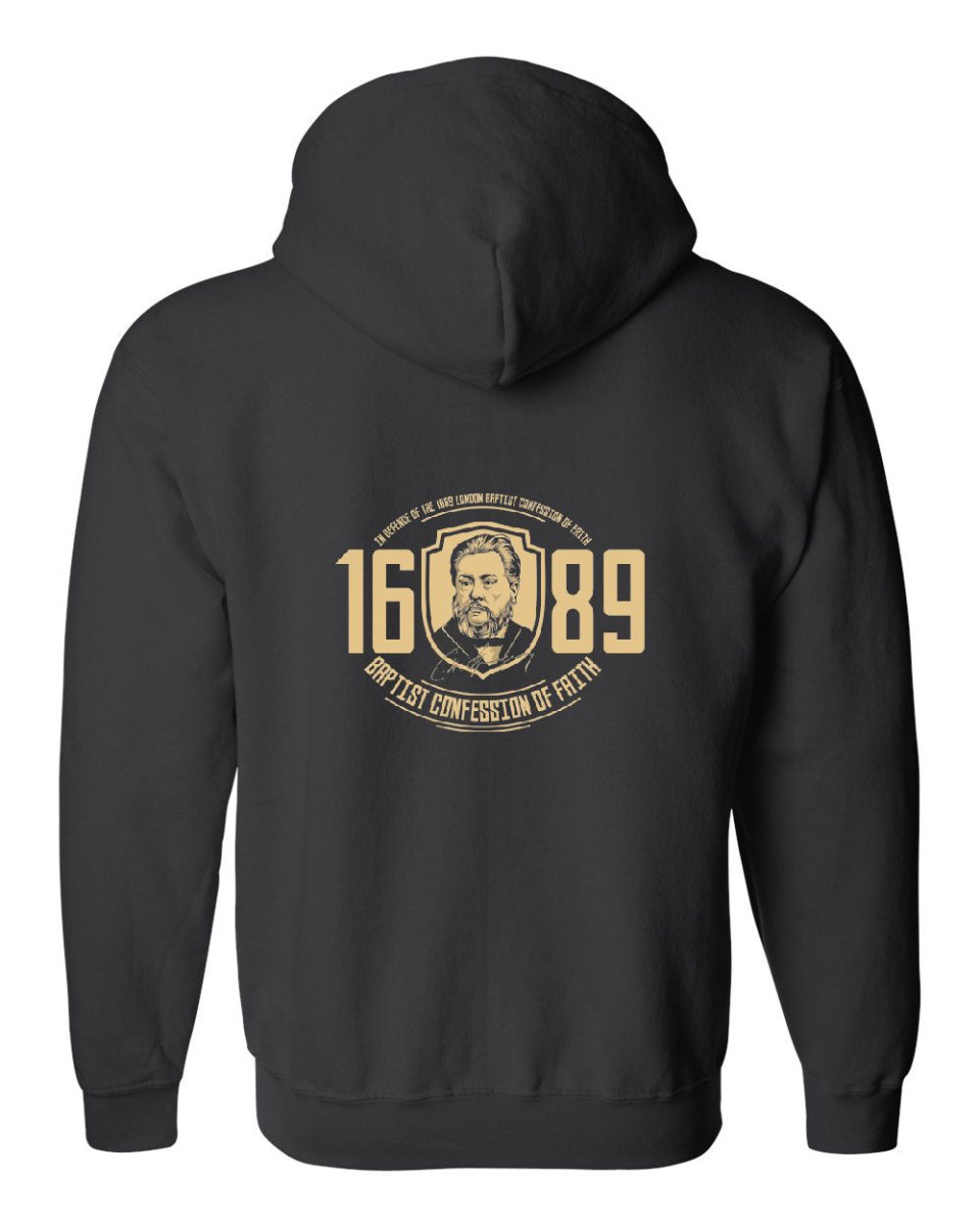 Zip up hoodie - Spurgeon - Zip Hoodie - The Reformed Sage - #reformed# - #reformed_gifts# - #christian_gifts#