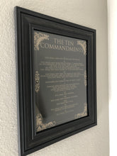 Load image into Gallery viewer, Wall art - Ten Commandments - Wall Art - The Reformed Sage - #reformed# - #reformed_gifts# - #christian_gifts#
