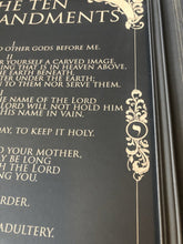 Load image into Gallery viewer, Wall art - Ten Commandments - Wall Art - The Reformed Sage - #reformed# - #reformed_gifts# - #christian_gifts#

