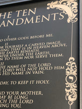Load image into Gallery viewer, Wall art - Ten Commandments - Wall Art - The Reformed Sage - #reformed# - #reformed_gifts# - #christian_gifts#
