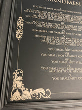Load image into Gallery viewer, Wall art - Ten Commandments - Wall Art - The Reformed Sage - #reformed# - #reformed_gifts# - #christian_gifts#
