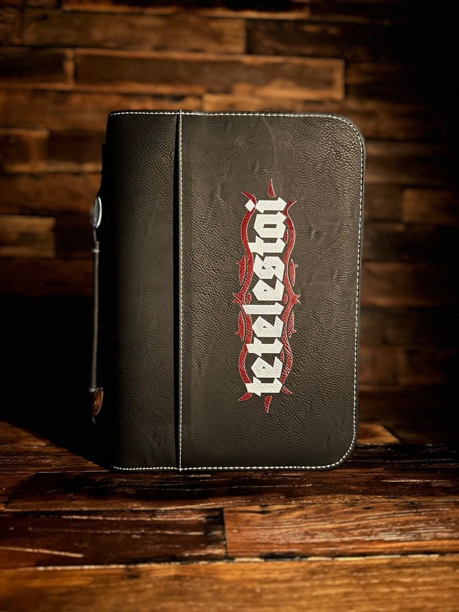 Colored Bible Cover - Tetelestai - Colored Bible Cover - The Reformed Sage - #reformed# - #reformed_gifts# - #christian_gifts#