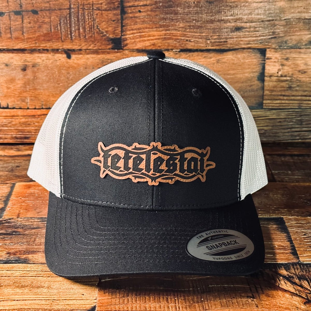 Hat - Tetelestai Cutout - Patch Hat - The Reformed Sage - #reformed# - #reformed_gifts# - #christian_gifts#