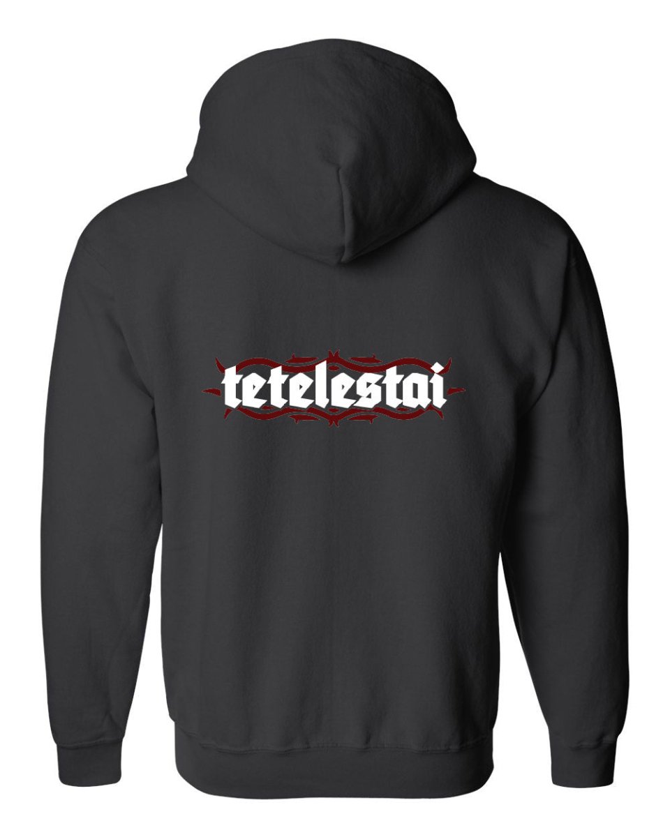 Zip up hoodie - Tetelestai - Zip Hoodie - The Reformed Sage - #reformed# - #reformed_gifts# - #christian_gifts#