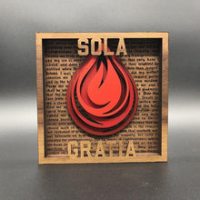 Load image into Gallery viewer, Layered Art - The Five Sola Set - The Reformed Sage - #reformed# - #reformed_gifts# - #christian_gifts#
