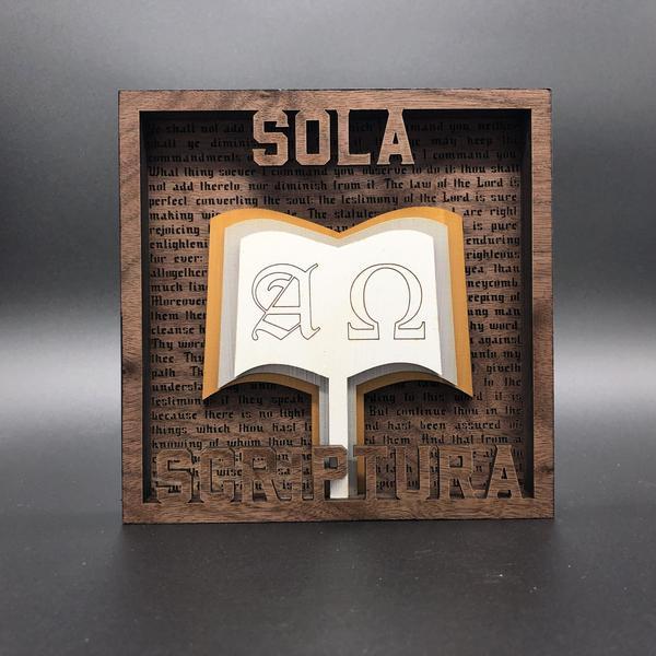 Layered Art - The Five Sola Set - The Reformed Sage - #reformed# - #reformed_gifts# - #christian_gifts#