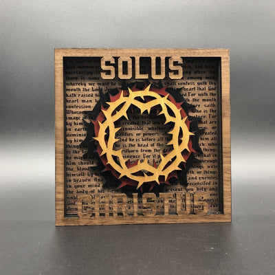 Layered Art - The Five Sola Set - The Reformed Sage - #reformed# - #reformed_gifts# - #christian_gifts#