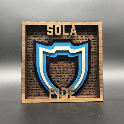 Layered Art - The Five Sola Set - The Reformed Sage - #reformed# - #reformed_gifts# - #christian_gifts#