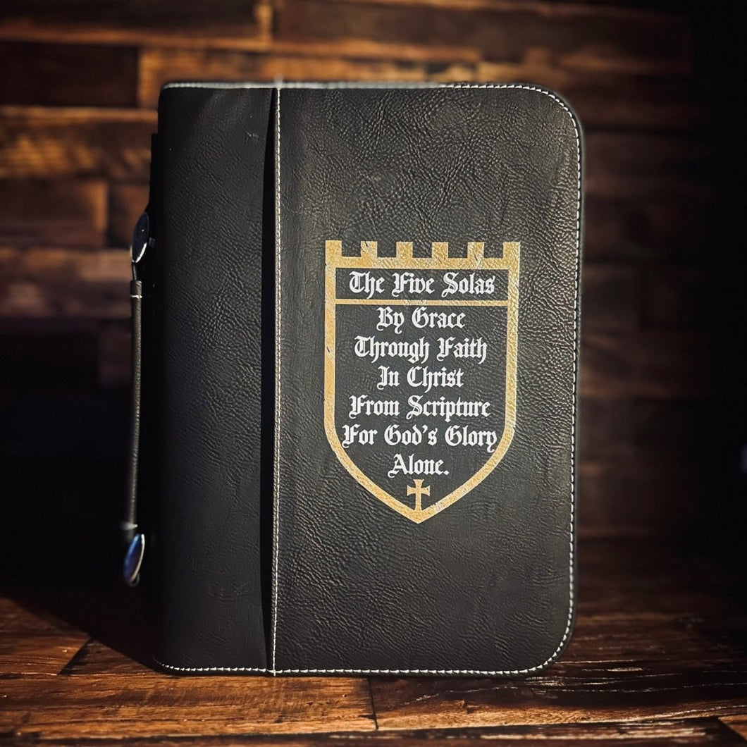Colored Bible Cover - The Five Solas - Colored Bible Cover - The Reformed Sage - #reformed# - #reformed_gifts# - #christian_gifts#