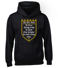 Load image into Gallery viewer, Hoodie - The Five Solas - Hoodie - The Reformed Sage - #reformed# - #reformed_gifts# - #christian_gifts#

