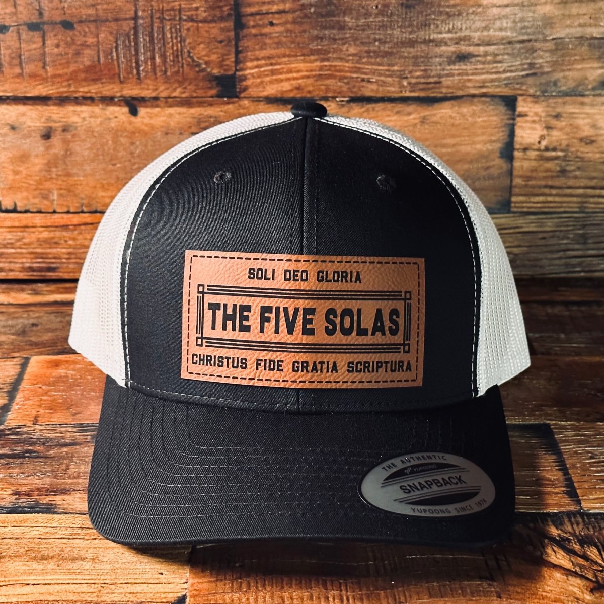 Hat - The Five Solas - Patch Hat - The Reformed Sage - #reformed# - #reformed_gifts# - #christian_gifts#