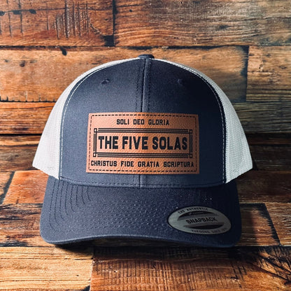 Hat - The Five Solas - Patch Hat - The Reformed Sage - #reformed# - #reformed_gifts# - #christian_gifts#