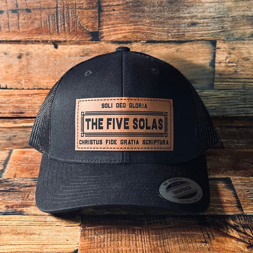 Hat - The Five Solas - Patch Hat - The Reformed Sage - #reformed# - #reformed_gifts# - #christian_gifts#