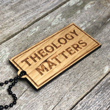 Load image into Gallery viewer, Keyring - Theology Matters - Keychain - The Reformed Sage - #reformed# - #reformed_gifts# - #christian_gifts#

