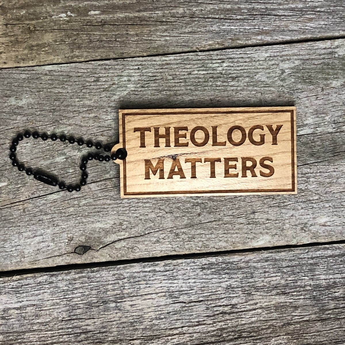 Keyring - Theology Matters - Keychain - The Reformed Sage - #reformed# - #reformed_gifts# - #christian_gifts#
