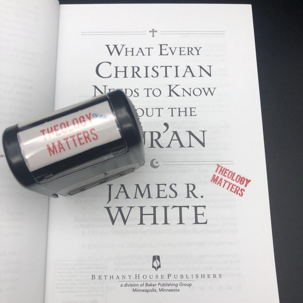 Stamp - Theology Matters - Stamp - The Reformed Sage - #reformed# - #reformed_gifts# - #christian_gifts#