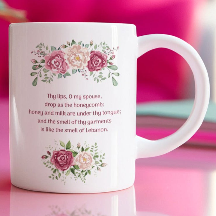Mug - Thy Lips (double sided) - Mug - The Reformed Sage - #reformed# - #reformed_gifts# - #christian_gifts#
