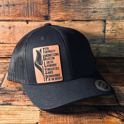 Hat - TULIP - Patch Hat - The Reformed Sage - #reformed# - #reformed_gifts# - #christian_gifts#
