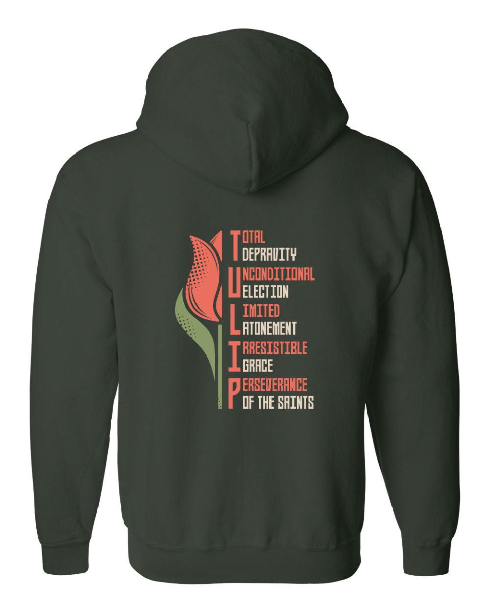TULIP Zip Hoodie The Reformed Sage Christian gifts