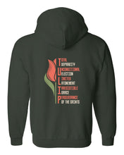 Load image into Gallery viewer, Zip up hoodie - TULIP - Zip Hoodie - The Reformed Sage - #reformed# - #reformed_gifts# - #christian_gifts#
