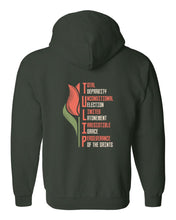 Load image into Gallery viewer, Zip up hoodie - TULIP - Zip Hoodie - The Reformed Sage - #reformed# - #reformed_gifts# - #christian_gifts#

