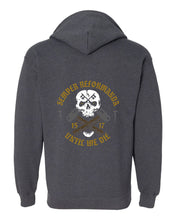 Load image into Gallery viewer, Zip up hoodie - Until We Die - Zip Hoodie - The Reformed Sage - #reformed# - #reformed_gifts# - #christian_gifts#
