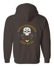 Load image into Gallery viewer, Zip up hoodie - Until We Die - Zip Hoodie - The Reformed Sage - #reformed# - #reformed_gifts# - #christian_gifts#
