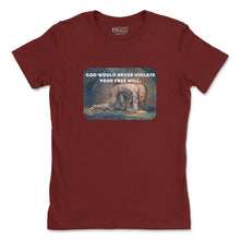 Load image into Gallery viewer, - Violate - Womens Tee - The Reformed Sage - #reformed# - #reformed_gifts# - #christian_gifts#
