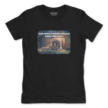 Load image into Gallery viewer, - Violate - Womens Tee - The Reformed Sage - #reformed# - #reformed_gifts# - #christian_gifts#
