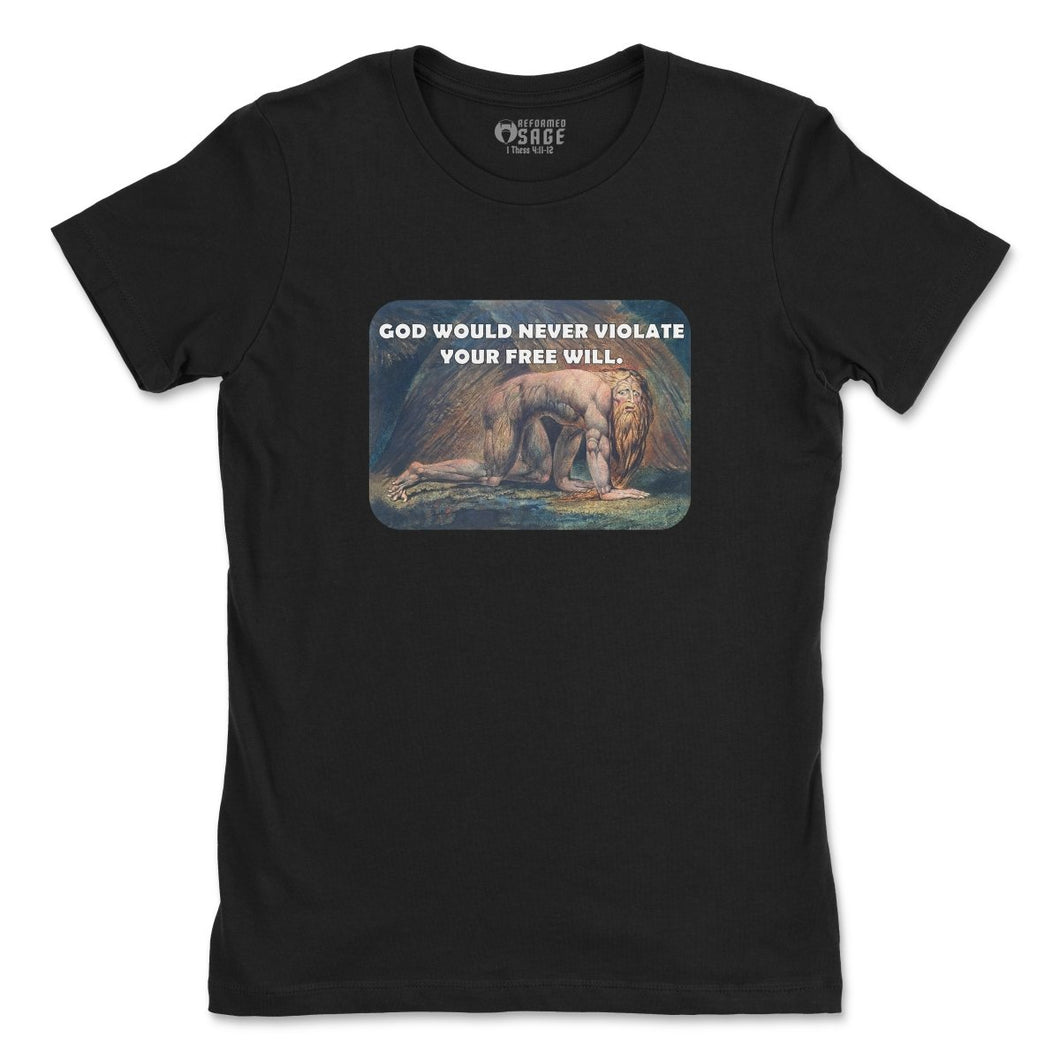 - Violate - Womens Tee - The Reformed Sage - #reformed# - #reformed_gifts# - #christian_gifts#