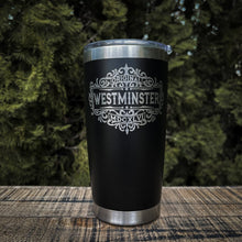 Load image into Gallery viewer, 20oz tumbler - Westminster MDCXLVI 20oz - The Reformed Sage - #reformed# - #reformed_gifts# - #christian_gifts#
