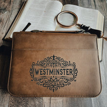 Load image into Gallery viewer, Bible Cover - Westminster MDCXLVI - The Reformed Sage - #reformed# - #reformed_gifts# - #christian_gifts#
