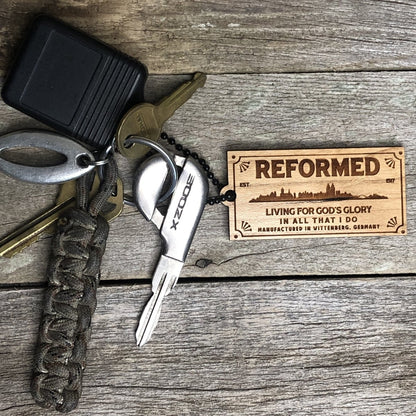 Keyring - Wittenberg - Keychain - The Reformed Sage - #reformed# - #reformed_gifts# - #christian_gifts#