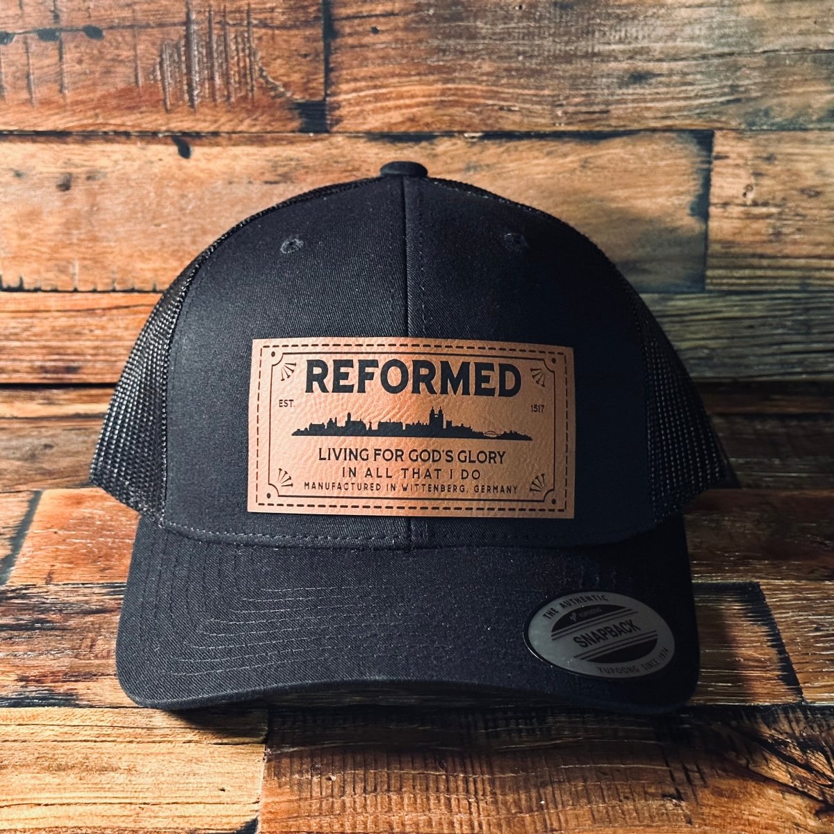 Hat - Wittenberg - Patch Hat - The Reformed Sage - #reformed# - #reformed_gifts# - #christian_gifts#